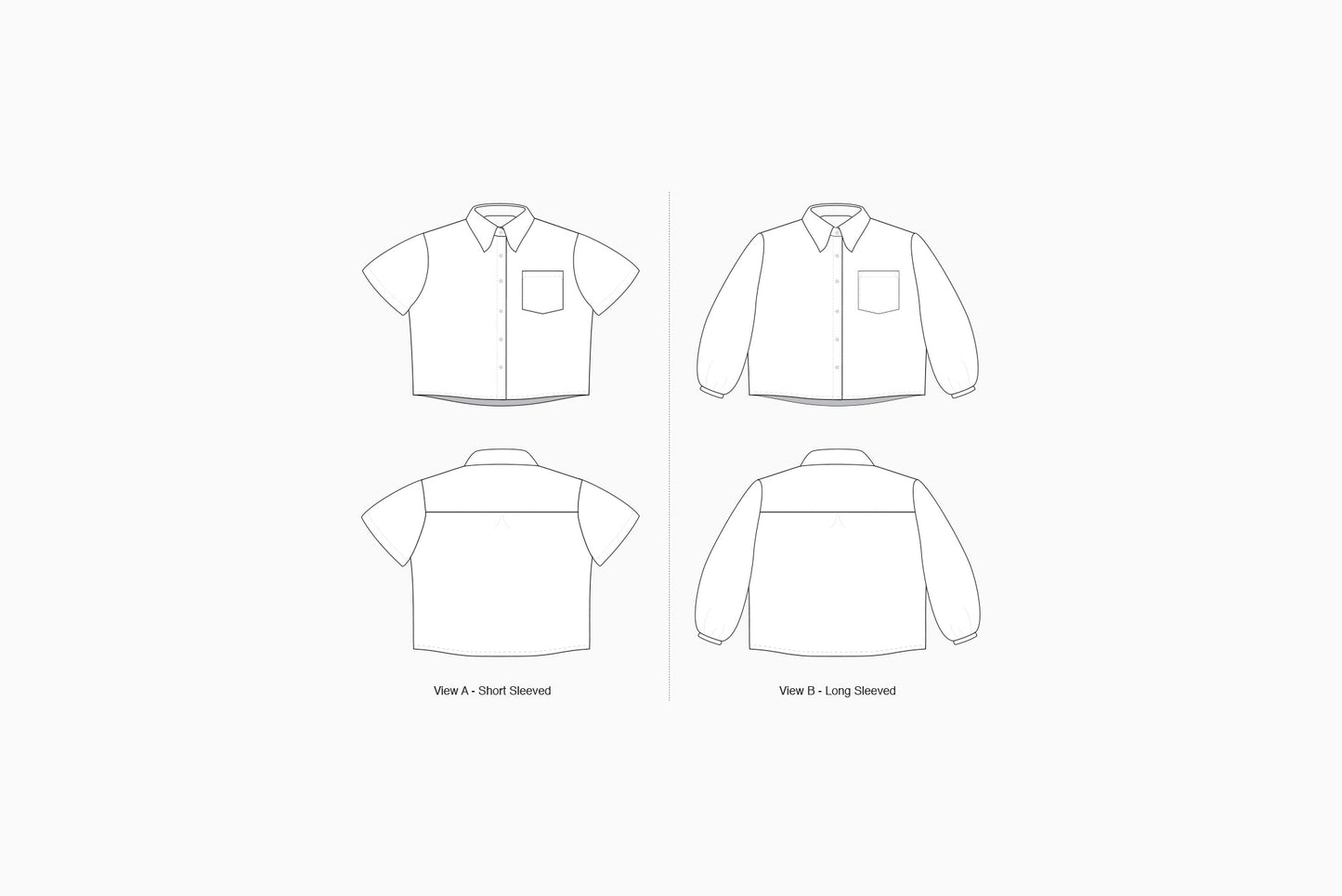 Bellbird Button Up Modèle NUMÉRIQUE