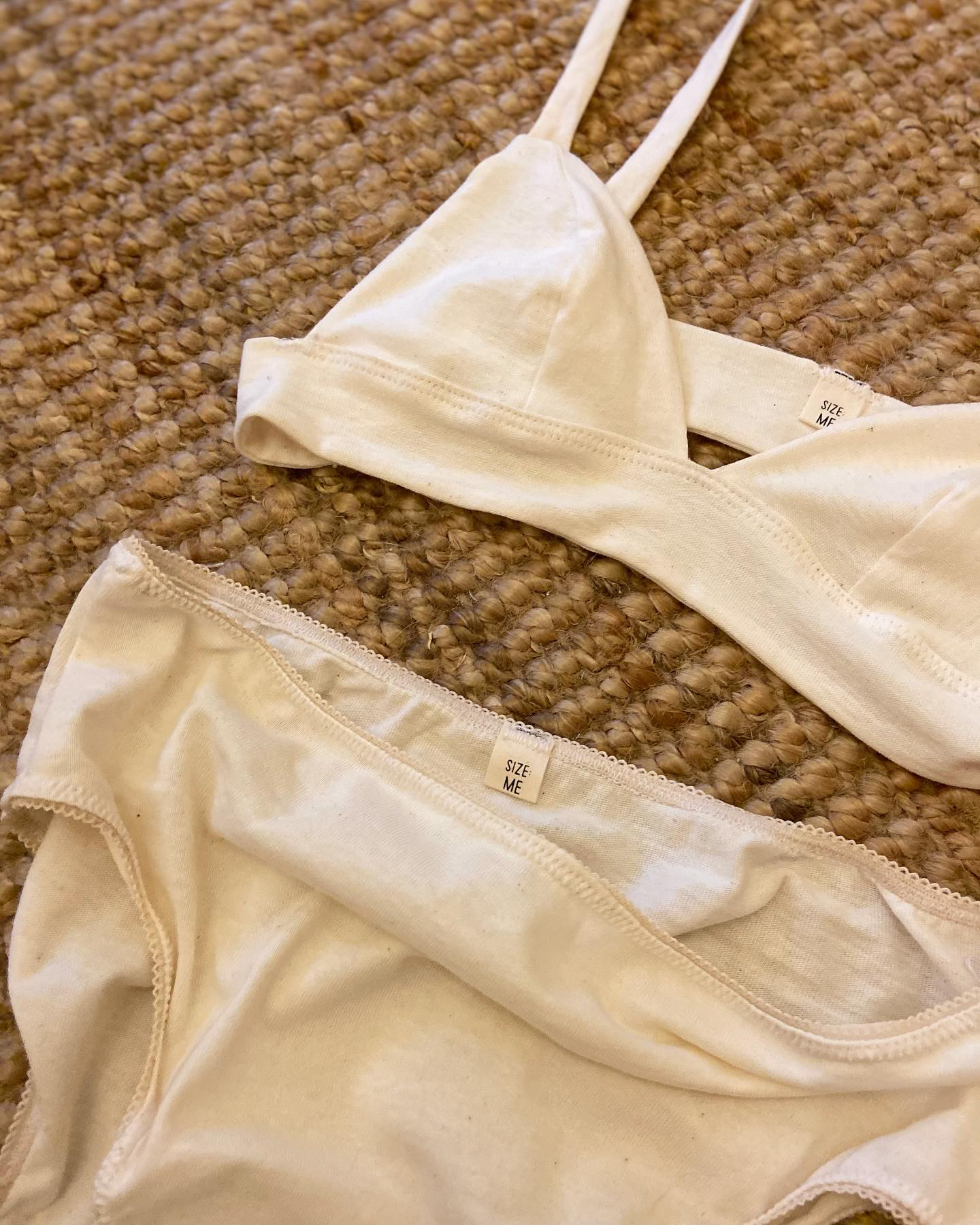 Australian Grown + Milled Cotton Jersey, Natural - $24 per/m
