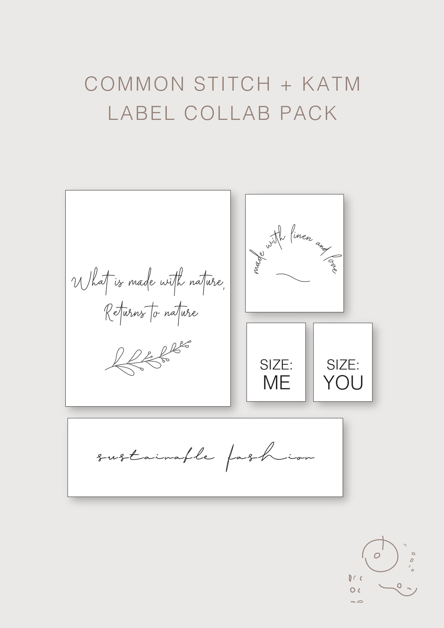 Common Stitch Collection Labels 8 Pack