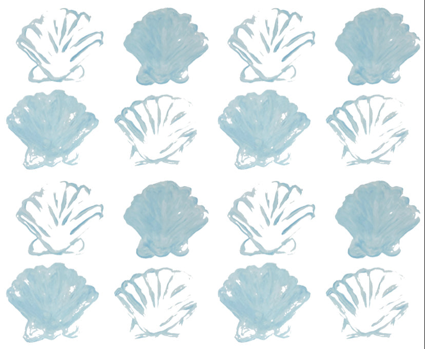 Shells Organic Cotton REMNANT - 2m