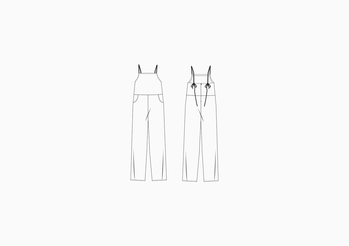 Wattlebird Jumpsuit PAPER Pattern