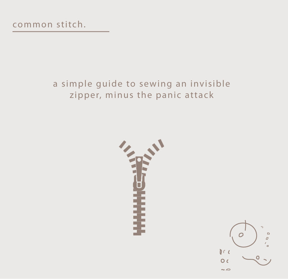 A simple guide to sewing an invisible zipper like a pro! – Common Stitch.