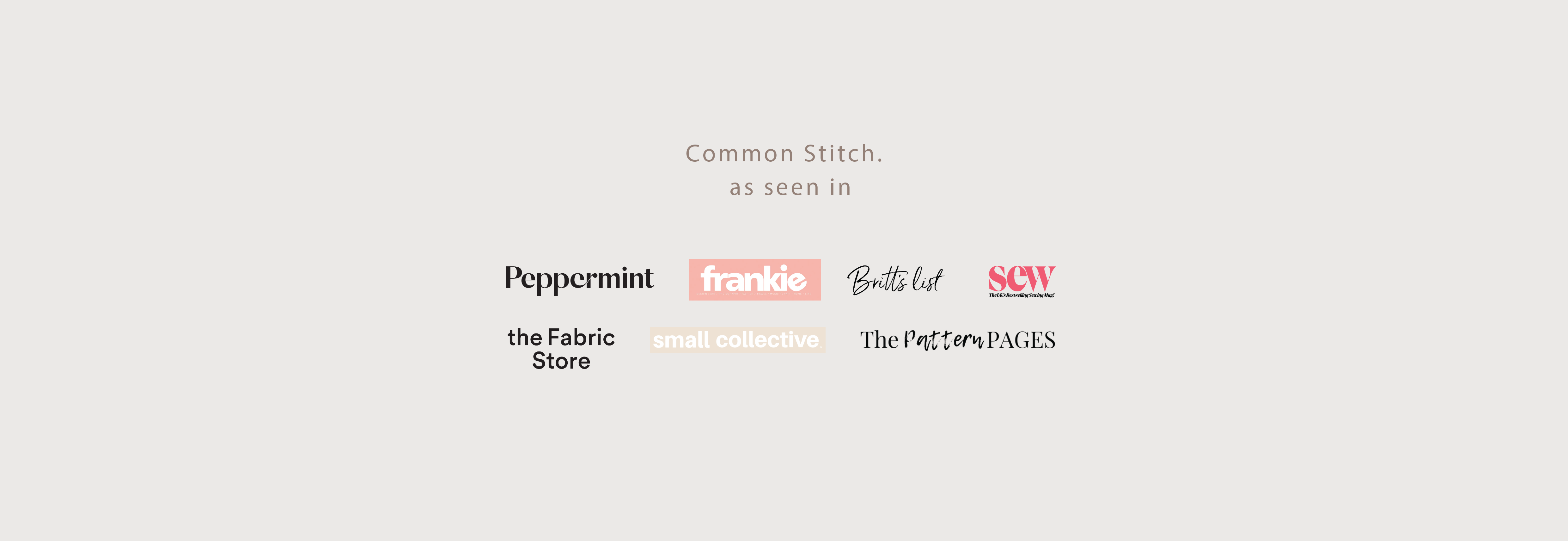 Common Stitch – Common Stitch.