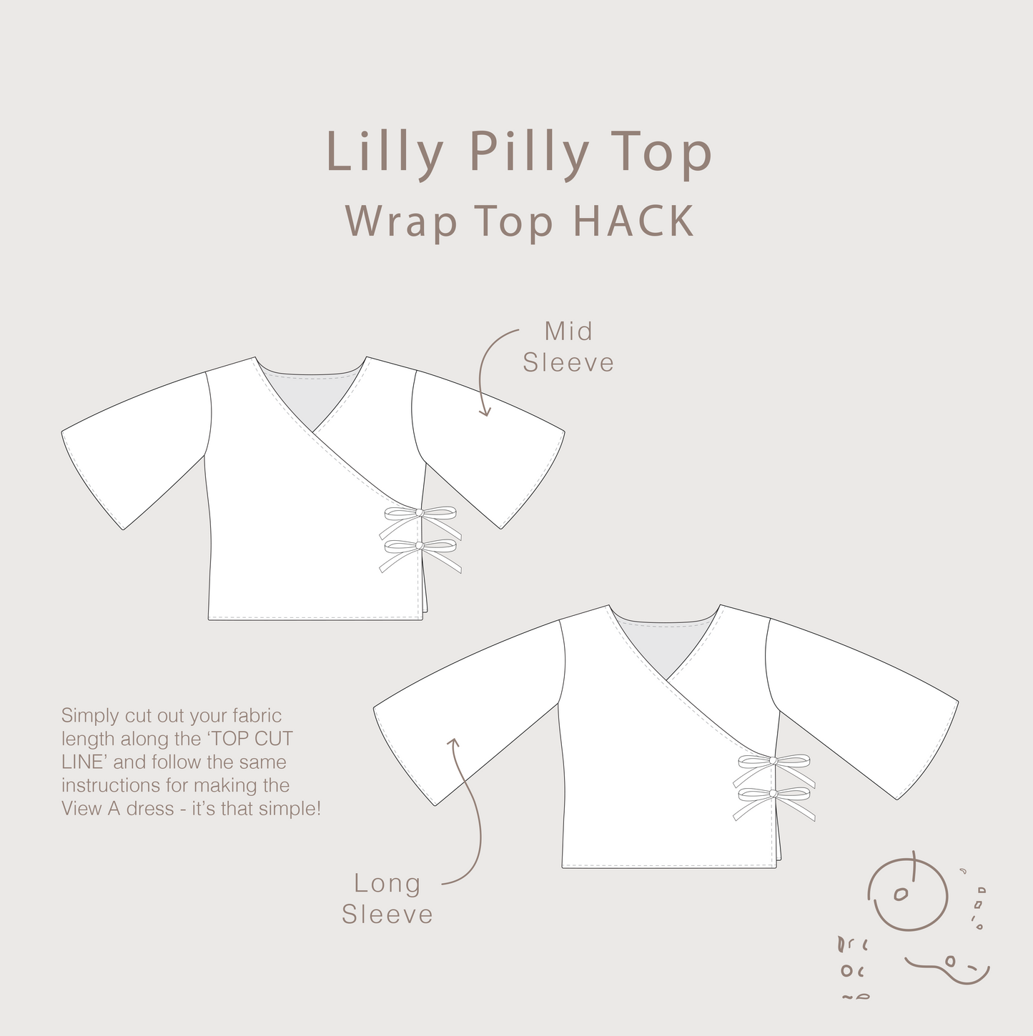 Lilly Pilly Dress + Top PAPER Pattern