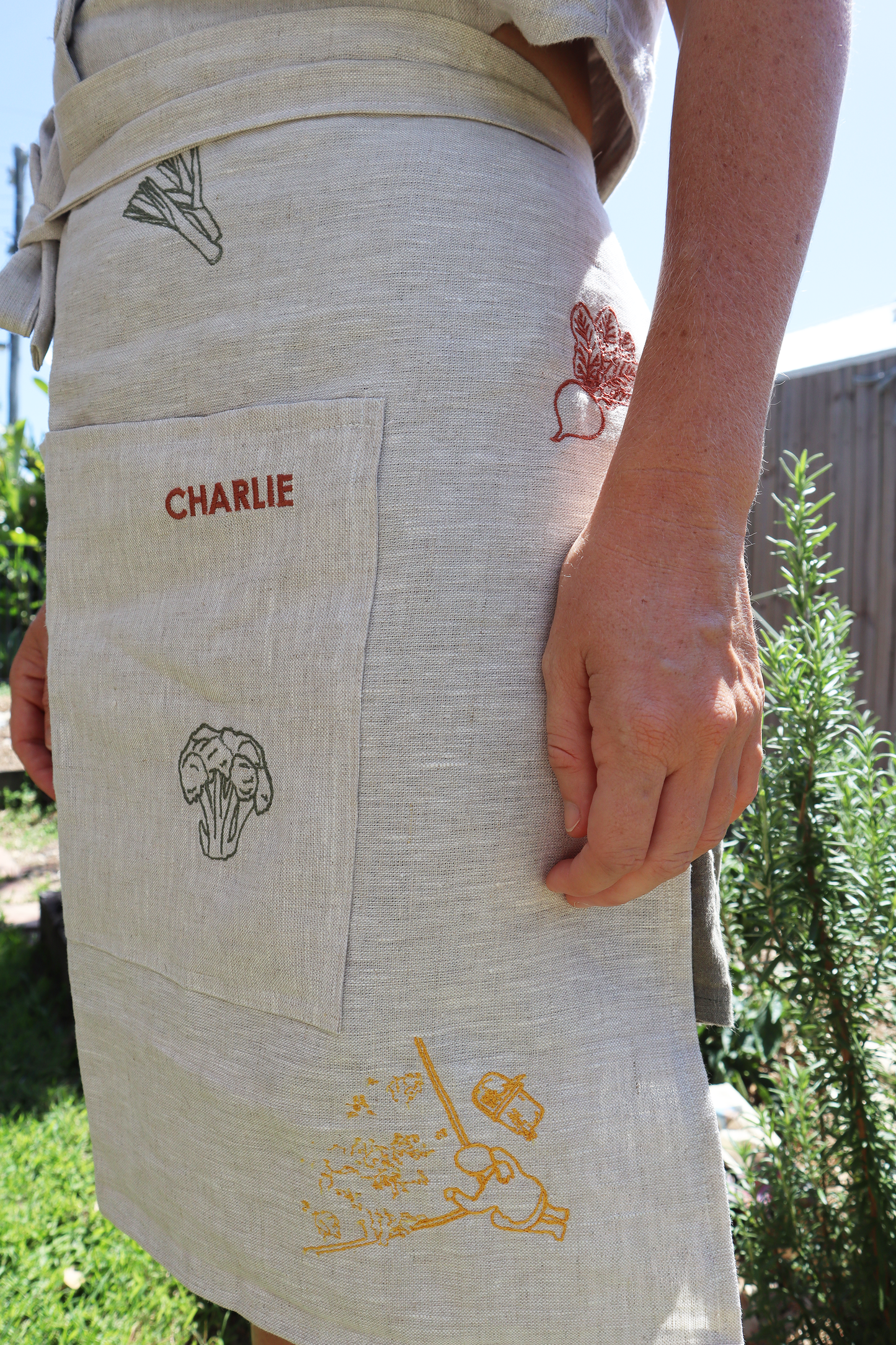 Modèle de tablier Veggie Patch + Modèles - Pack numérique