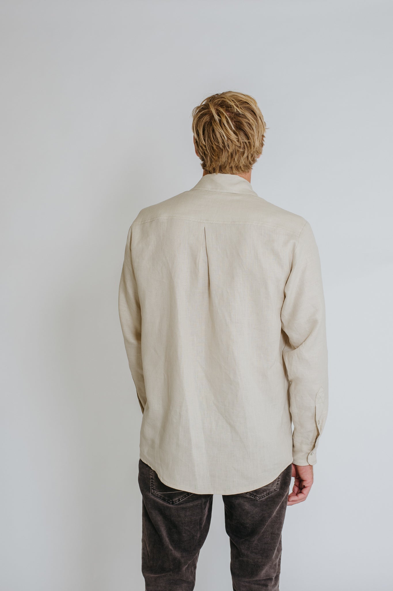 Finch Linen Button Up - Long Sleeve