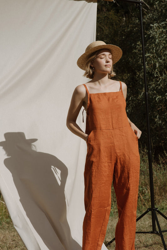 Wattlebird Linen Jumpsuit