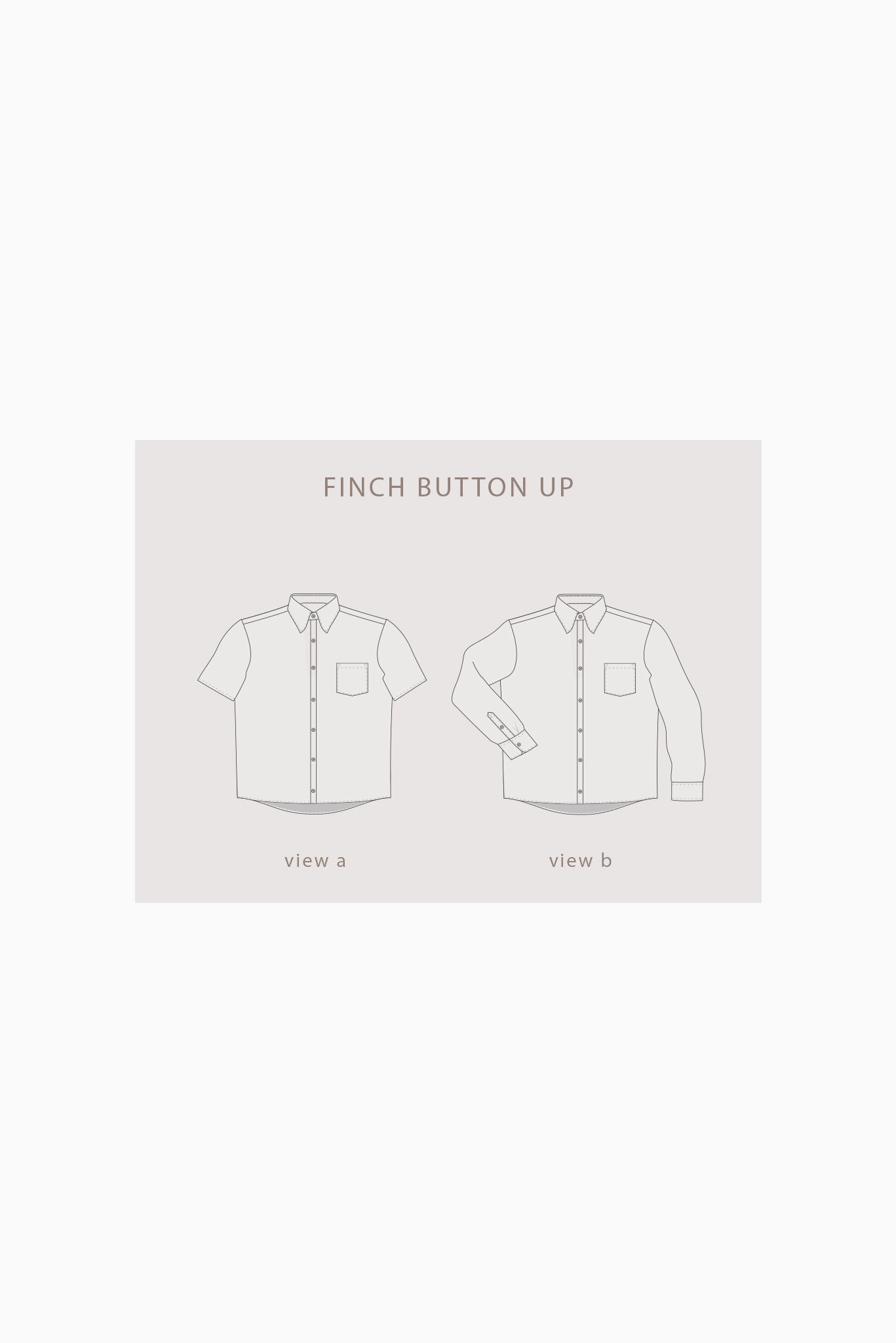 Finch Button Up DIGITAL Pattern