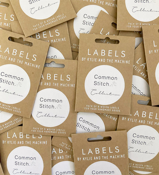 Paquet de 8 étiquettes de collection Common Stitch 