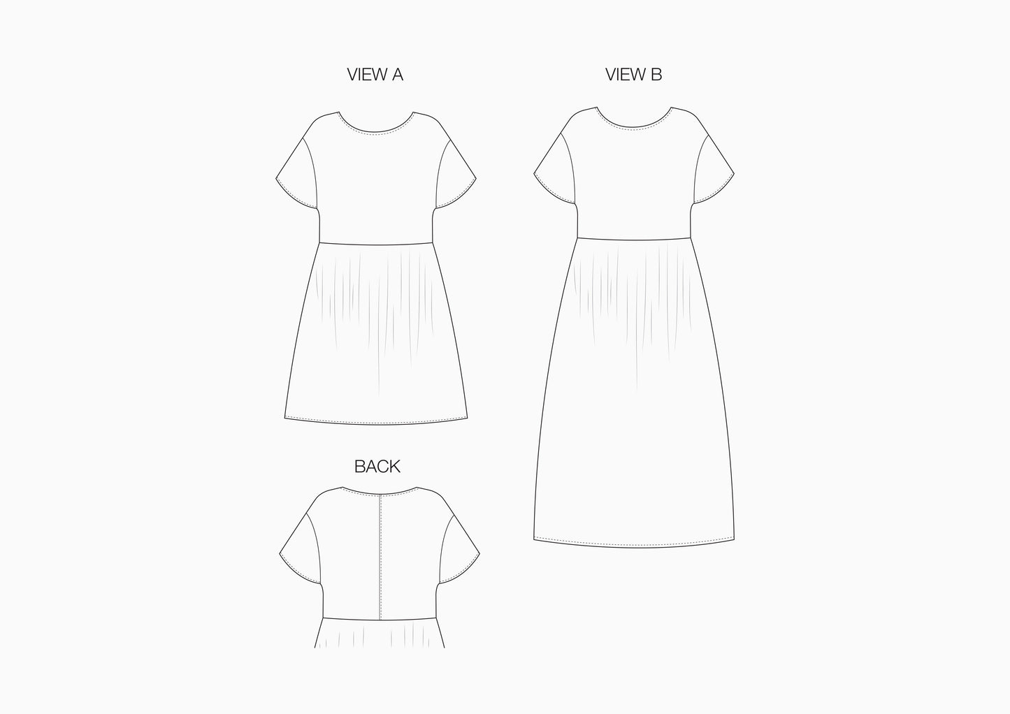 Ensemble de robe fauve Modèle NUMÉRIQUE 