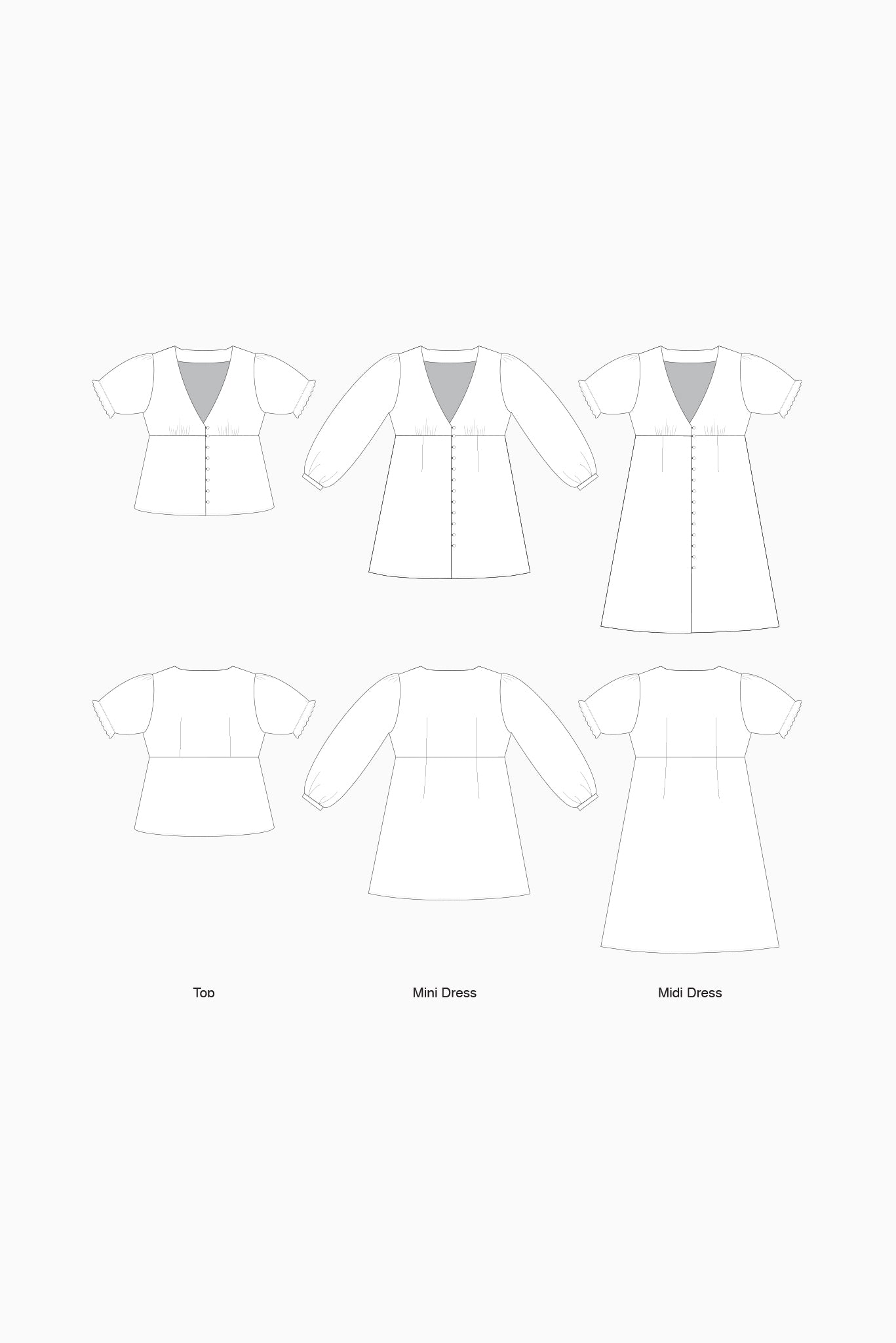 Sandpiper Dress + Top DIGITAL Pattern