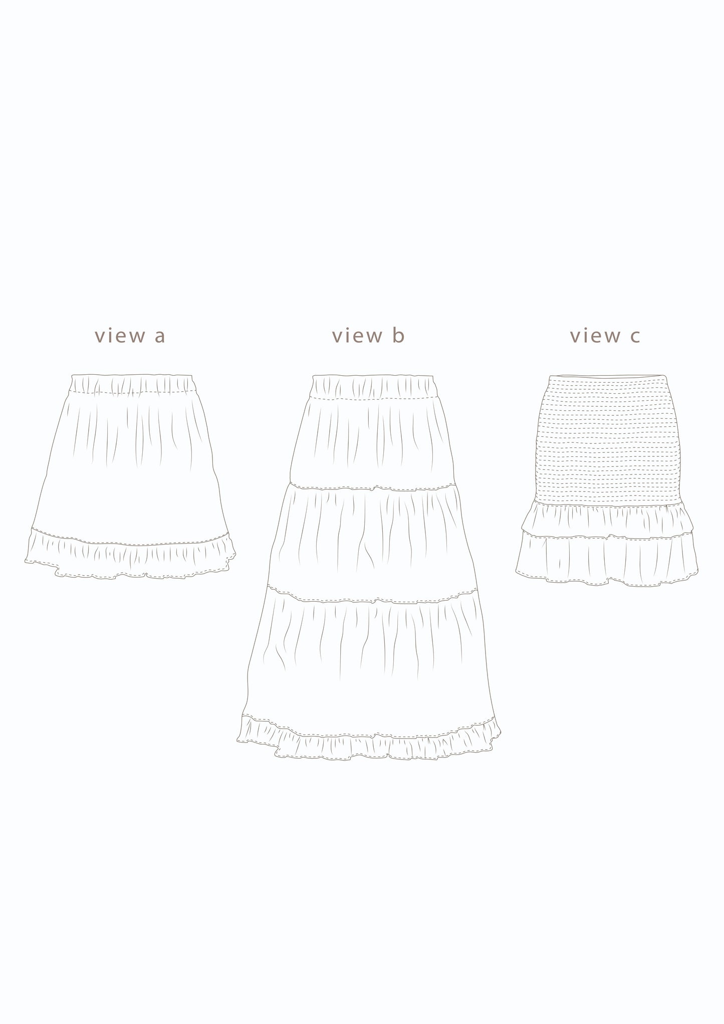 Fawn Skirt Set DIGITAL Pattern