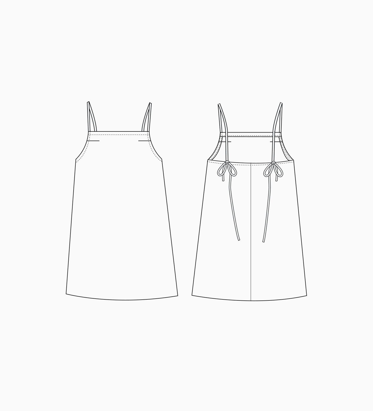 Wattlebird Dress / Cami PAPER Pattern