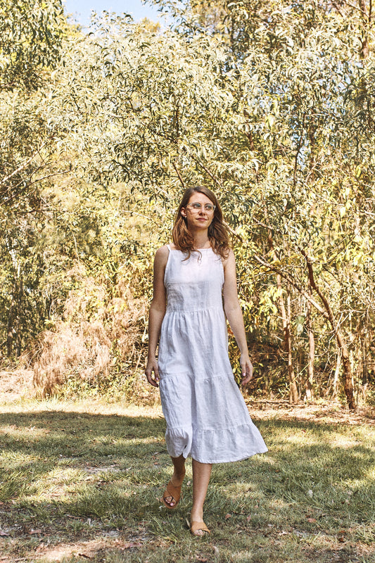 Wattle-Fawn Midi Dress