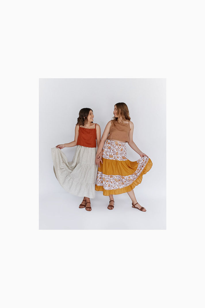 Common Stitch Fawn Skirt Set
