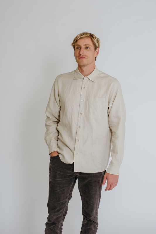 Finch Linen Button Up - Long Sleeve